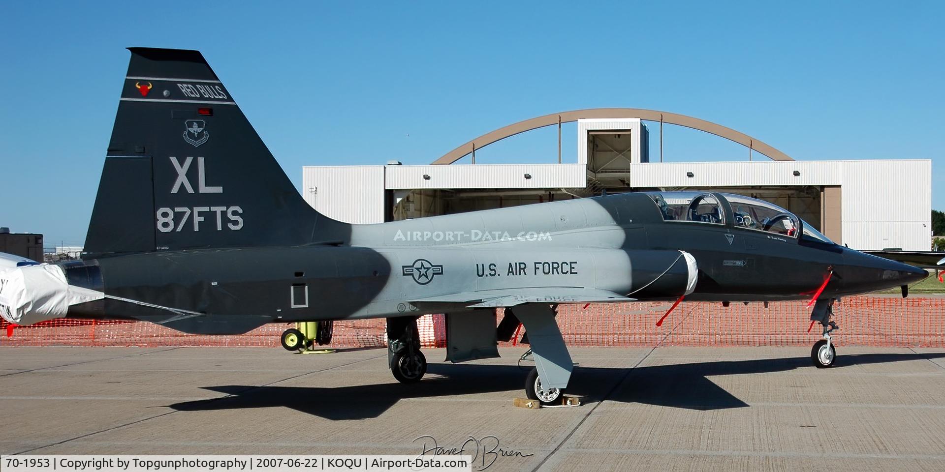 70-1953, 1970 Northrop T-38A Talon C/N T.6286, 2007 Rhode Island Static