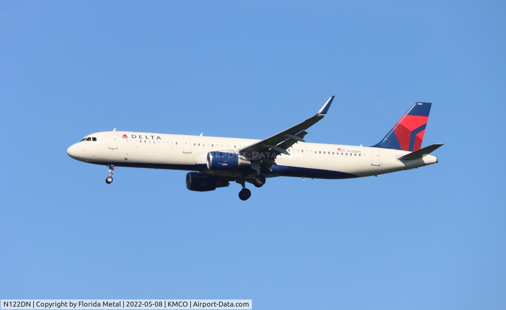 N122DN, 2021 Airbus A321-211 C/N 10183, MCO 2022