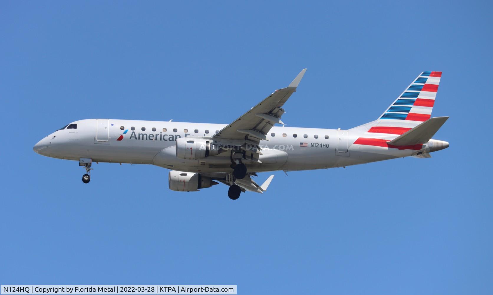 N124HQ, 2007 Embraer 175LR (ERJ-170-200LR) C/N 17000200, TPA 2022