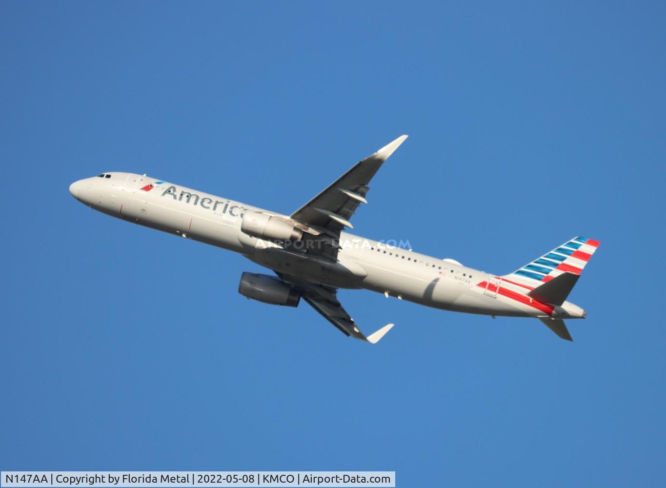 N147AA, 2015 Airbus A321-231 C/N 6802, MCO 2022