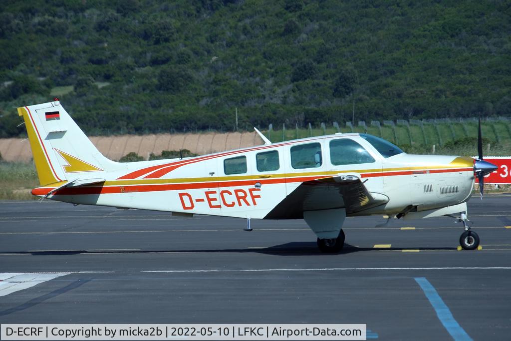 D-ECRF, 1982 Beech B36TC Bonanza Bonanza C/N EA-299, Parked