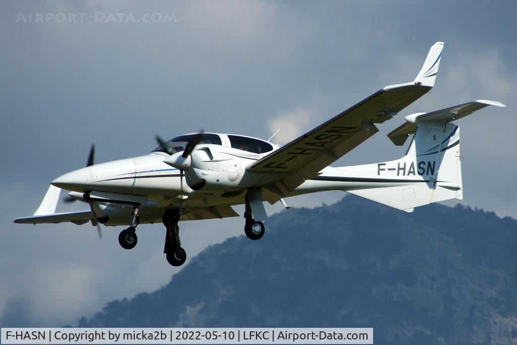 F-HASN, Diamond DA-42NG Twin Star C/N 42.N239, Landing