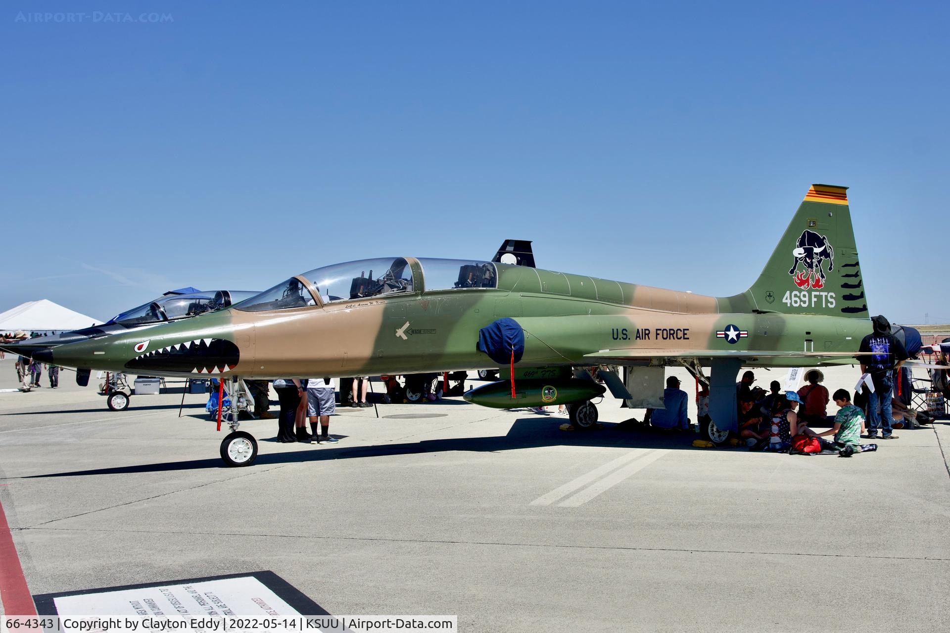 66-4343, 1966 Northrop T-38C Talon C/N N.5920, Travis AFB airshow 2022.