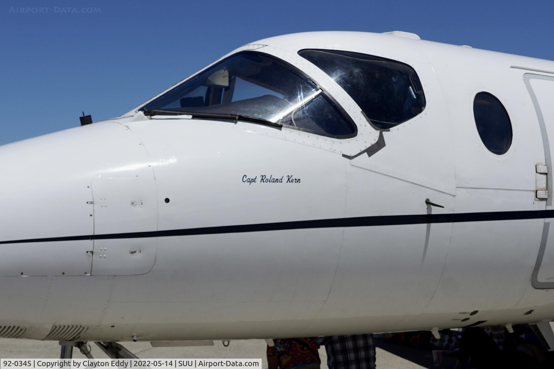 92-0345, Beechcraft T-1A Jayhawk C/N TT-59, Travis AFB airshow 2022.