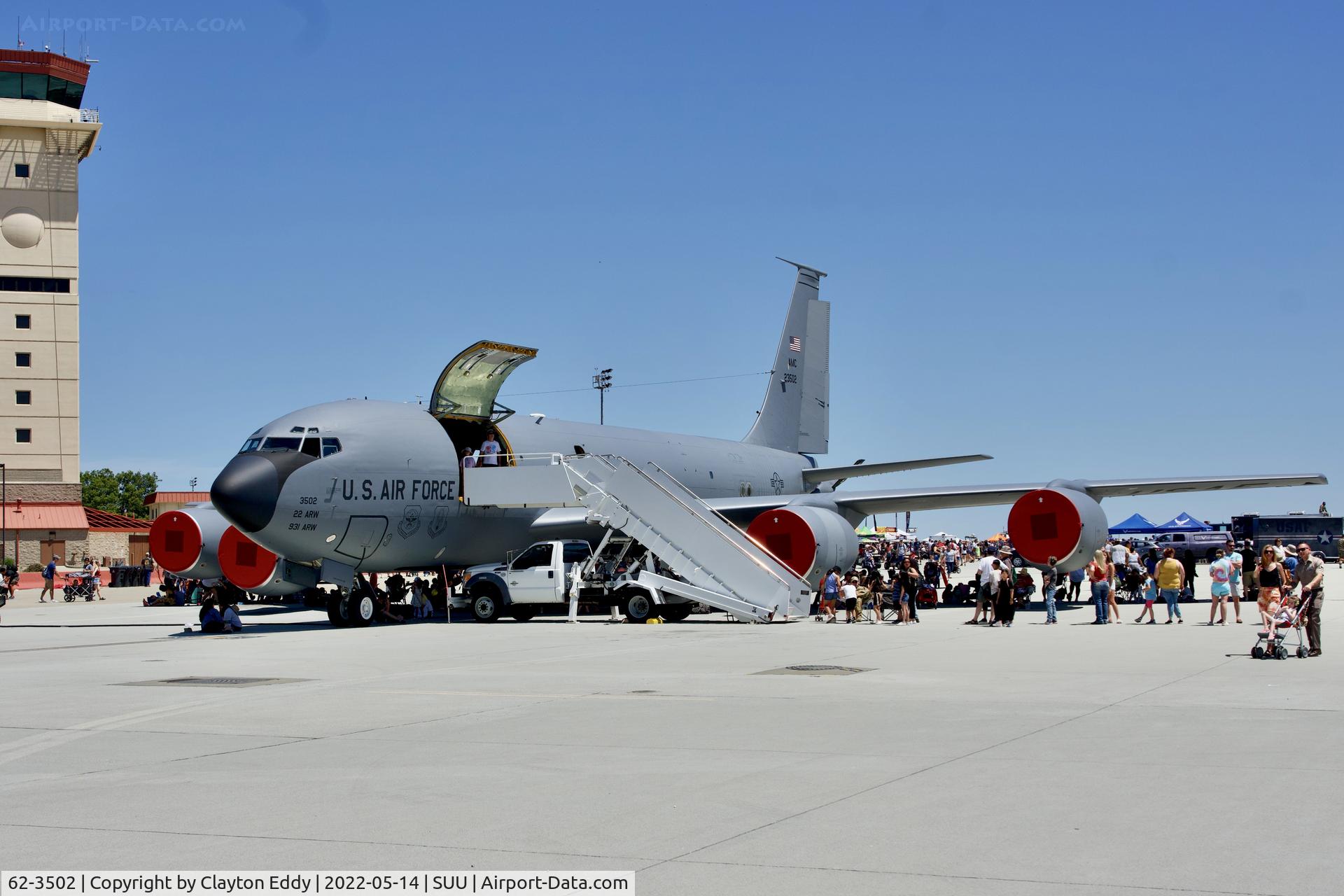 62-3502, 1962 Boeing KC-135A Stratotanker C/N 18485, Travis AFB airshow 2022.