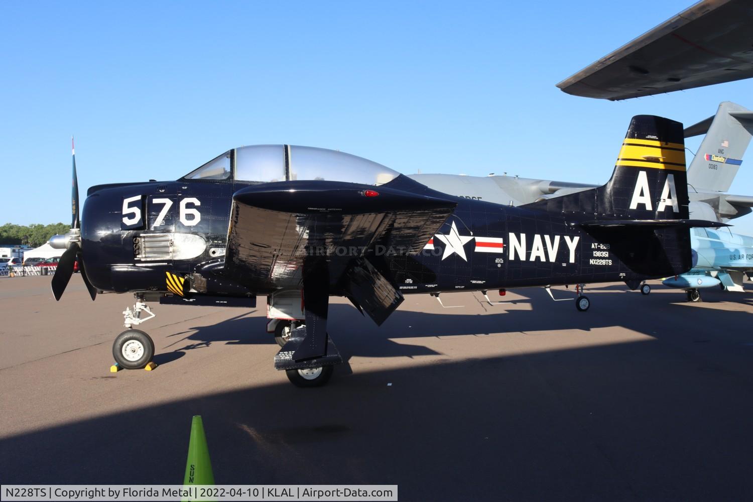N228TS, 1954 North American T-28D Trojan C/N 200-422, Sun N Fun 2022