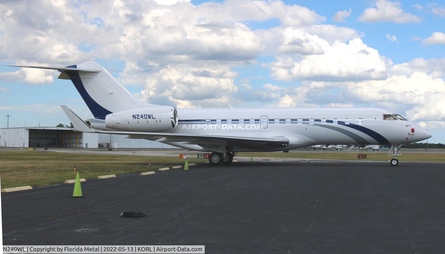 N240WL, Bombardier BD700-1A10 Global Express C/N 9696, ORL 2022