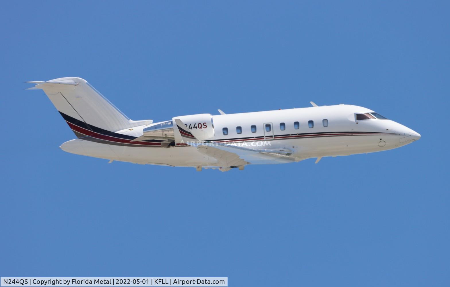 N244QS, 2021 Bombardier CL-600-2B16 (Challenger 650) C/N 6167, FLL 2022