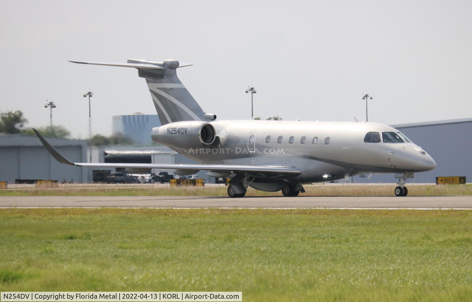 N254DV, 2021 Embraer EMB-550 (Praetor 600) C/N 55020146, ORL 2022