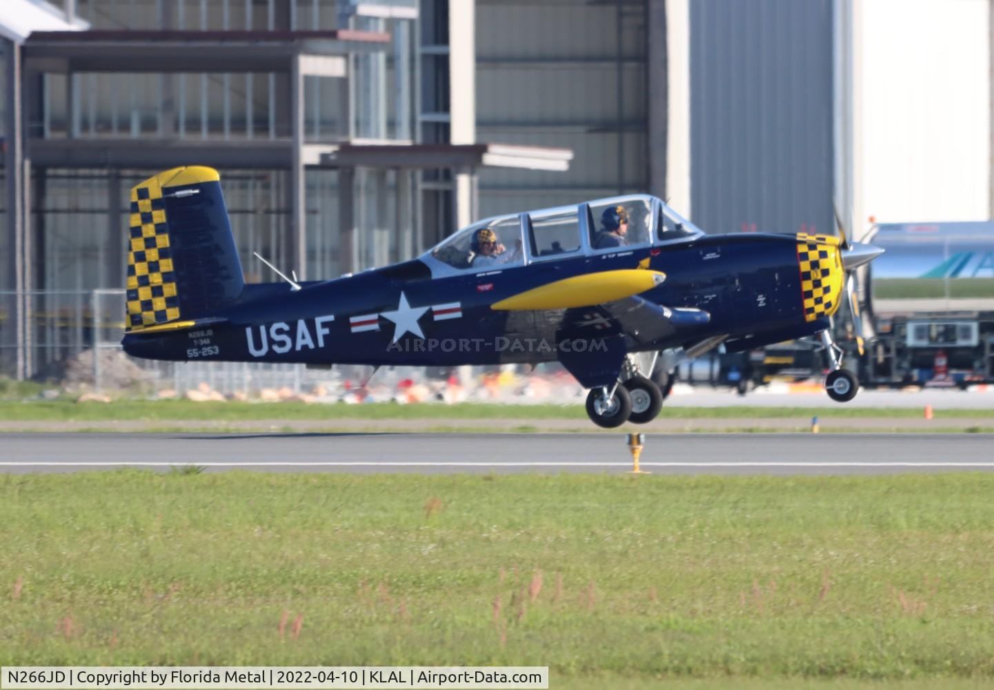 N266JD, Beech T-34A Mentor Mentor C/N G-810, Sun N Fun 2022
