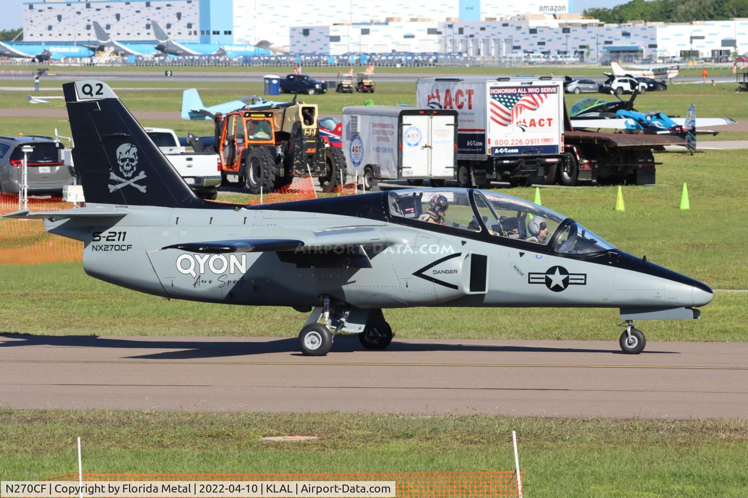 N270CF, 1985 SIAI-Marchetti S-211 C/N 009/02-006, Sun N Fun 2022