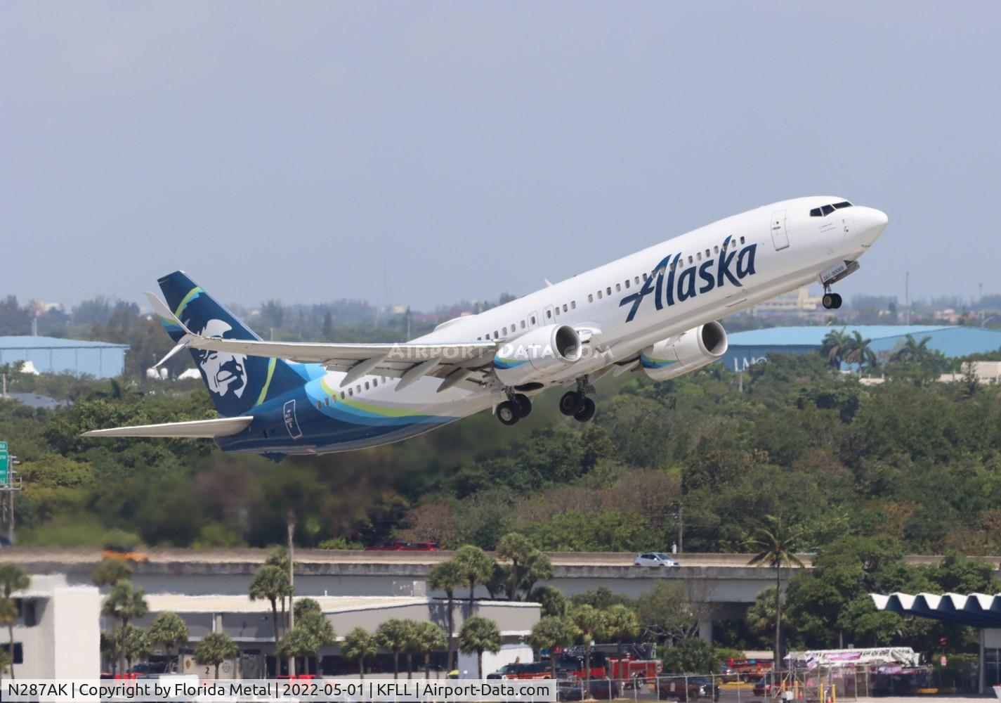 N287AK, 2018 Boeing 737-990ER C/N 36359, FLL 2022