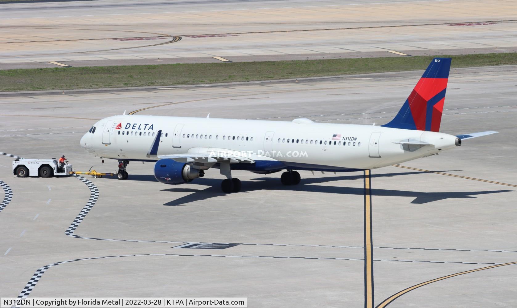 N312DN, 2016 Airbus A321-211 C/N 7364, TPA 2022