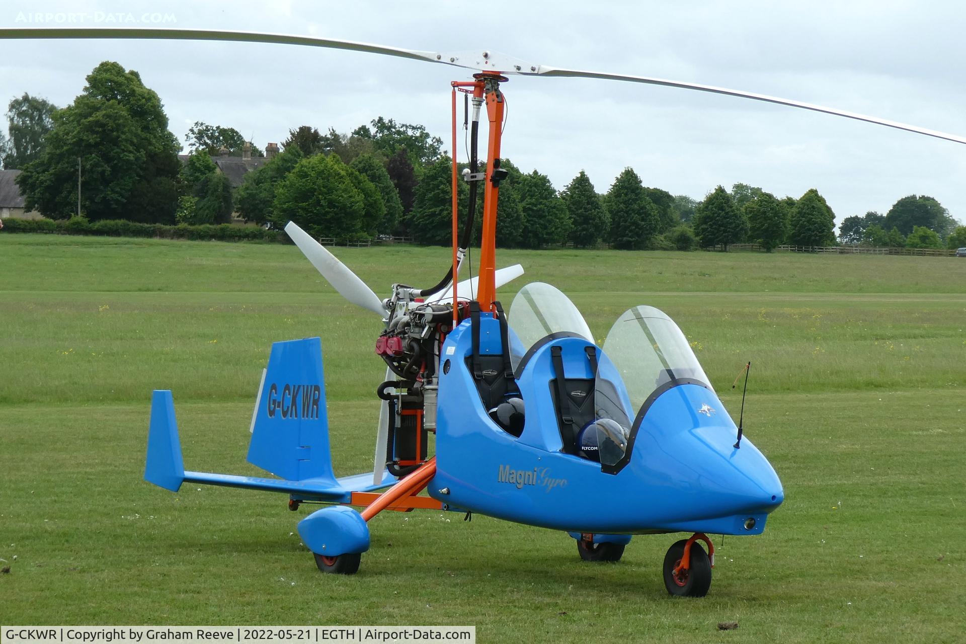 G-CKWR, 2018 Magni Gyro M-16C C/N 16-18-1134, Parked at Old Warden.