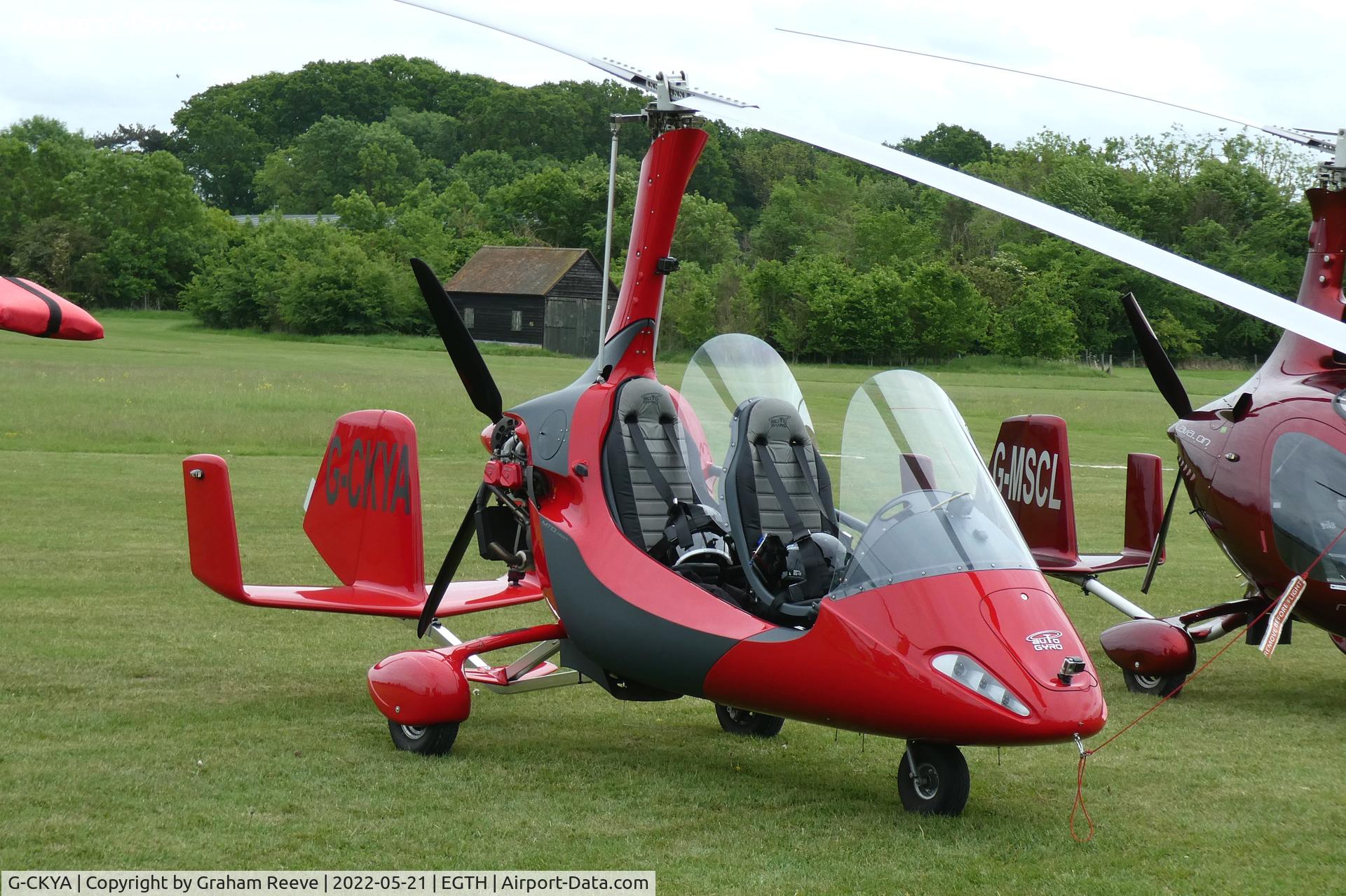 G-CKYA, 2018 AutoGyro MTOsport 2017 C/N RSUK/MTO2/006, Parked at Old Warden.