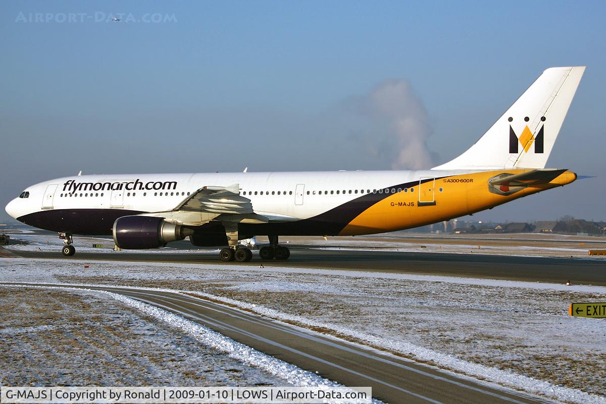 G-MAJS, 1991 Airbus A300B4-605R C/N 604, at lows