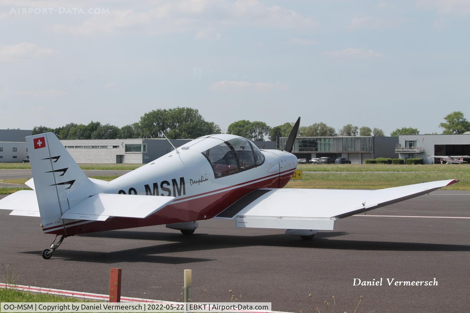 OO-MSM, 1967 CEA Jodel DR-221 Dauphin C/N 67, At Kortrijk Airport.
