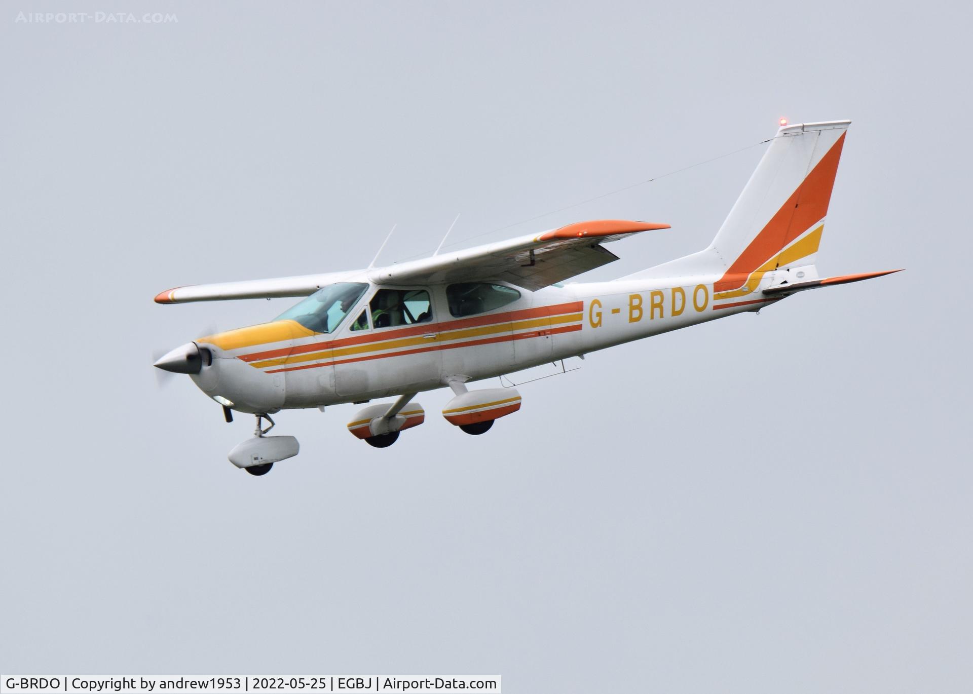G-BRDO, 1975 Cessna 177B Cardinal C/N 17702166, G-BRDO at Gloucestershire Airport.