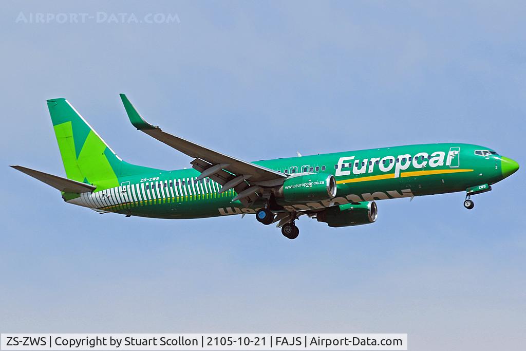 ZS-ZWS, 2002 Boeing 737-86N C/N 32732/1056, Kulua