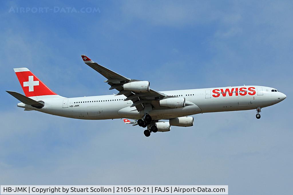 HB-JMK, 1997 Airbus A340-313 C/N 169, Swiss