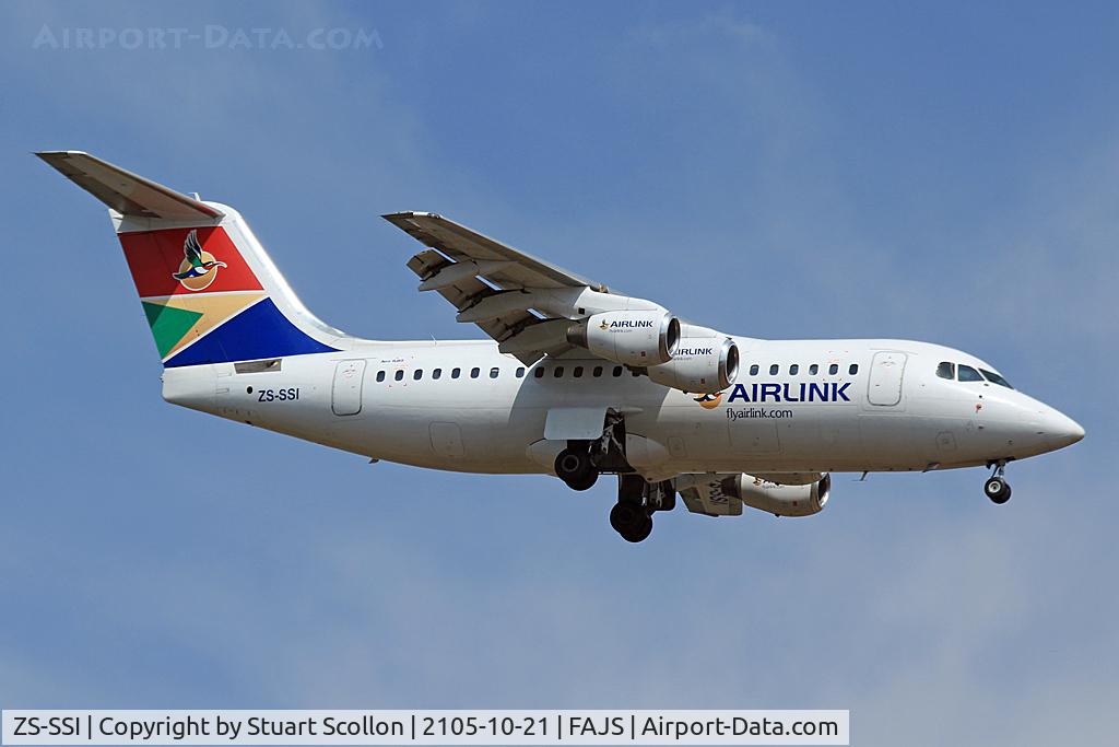 ZS-SSI, 2001 BAE Systems Avro 146-RJ85 C/N E.2383, Airlinks