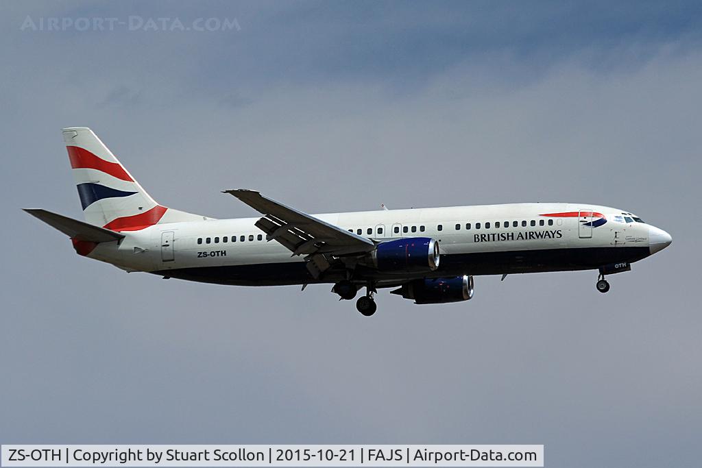 ZS-OTH, 1992 Boeing 737-436 C/N 25841, Comair