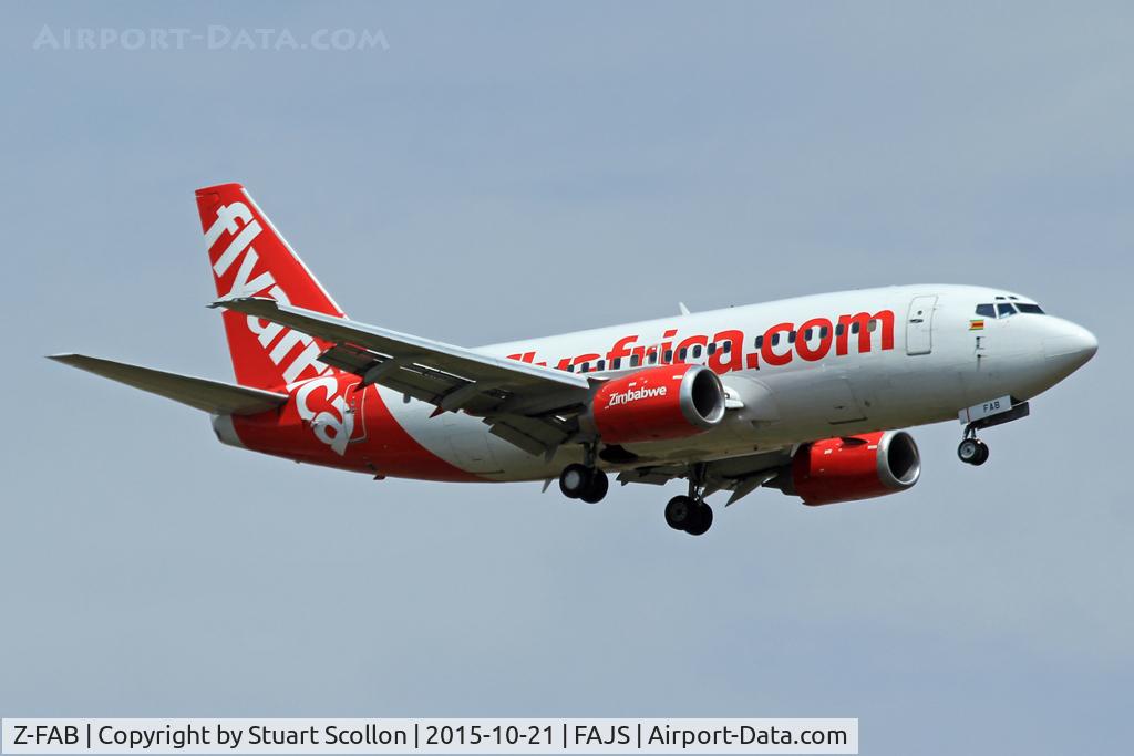 Z-FAB, 1992 Boeing 737-55S C/N 26540, Fly Africa