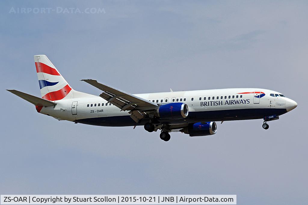 ZS-OAR, 1996 Boeing 737-476 C/N 28152, Comair
