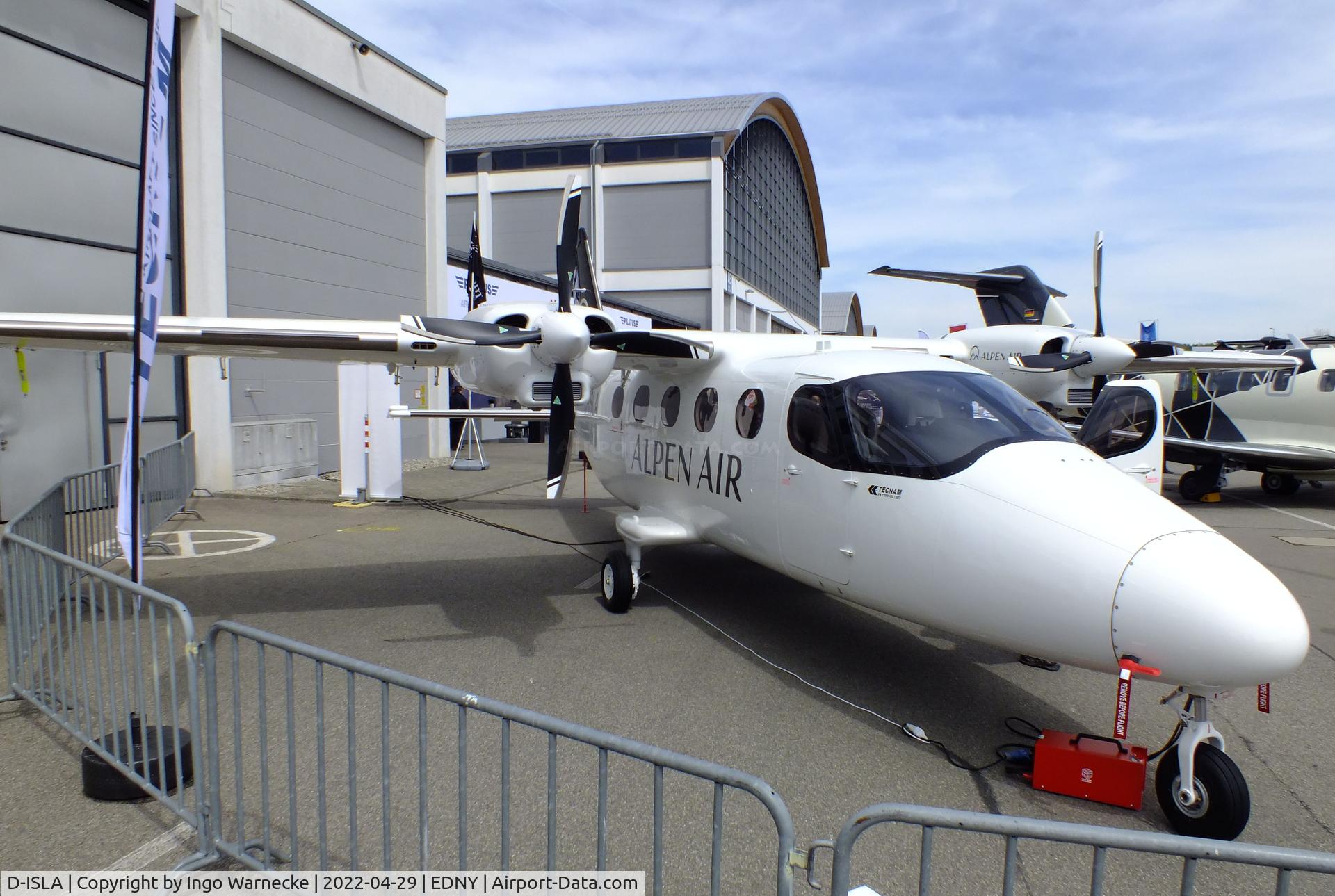 D-ISLA, 2021 Tecnam P-2012 Traveller C/N 035, Tecnam P2012 Traveller of Alpen Air at the AERO 2022, Friedrichshafen