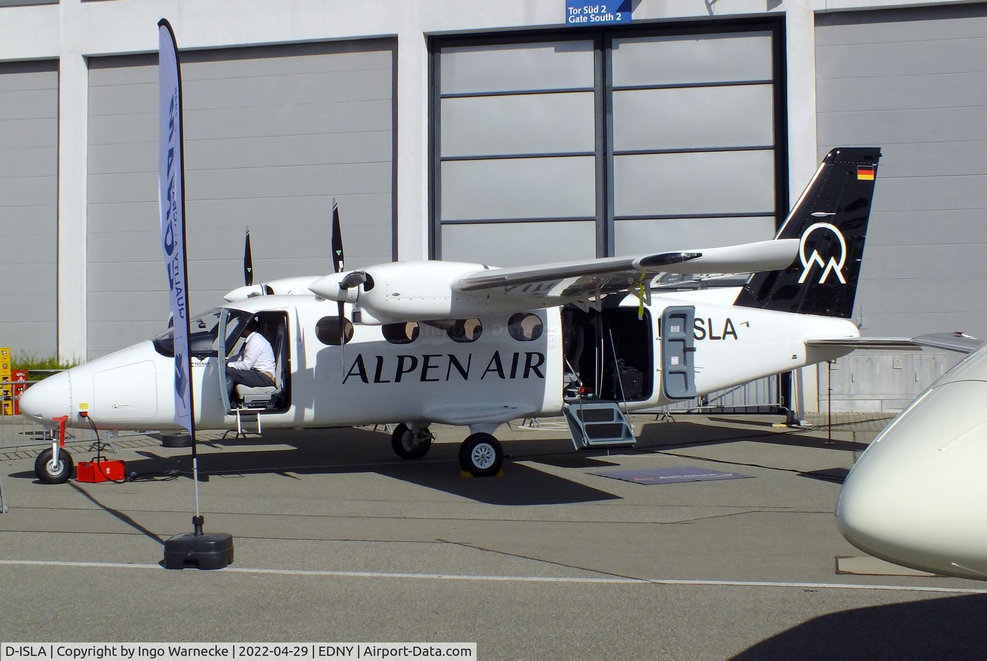 D-ISLA, 2021 Tecnam P-2012 Traveller C/N 035, Tecnam P2012 Traveller of Alpen Air at the AERO 2022, Friedrichshafen