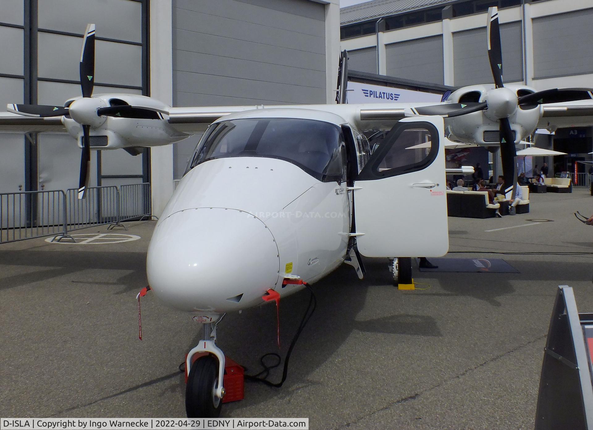 D-ISLA, 2021 Tecnam P-2012 Traveller C/N 035, Tecnam P2012 Traveller of Alpen Air at the AERO 2022, Friedrichshafen