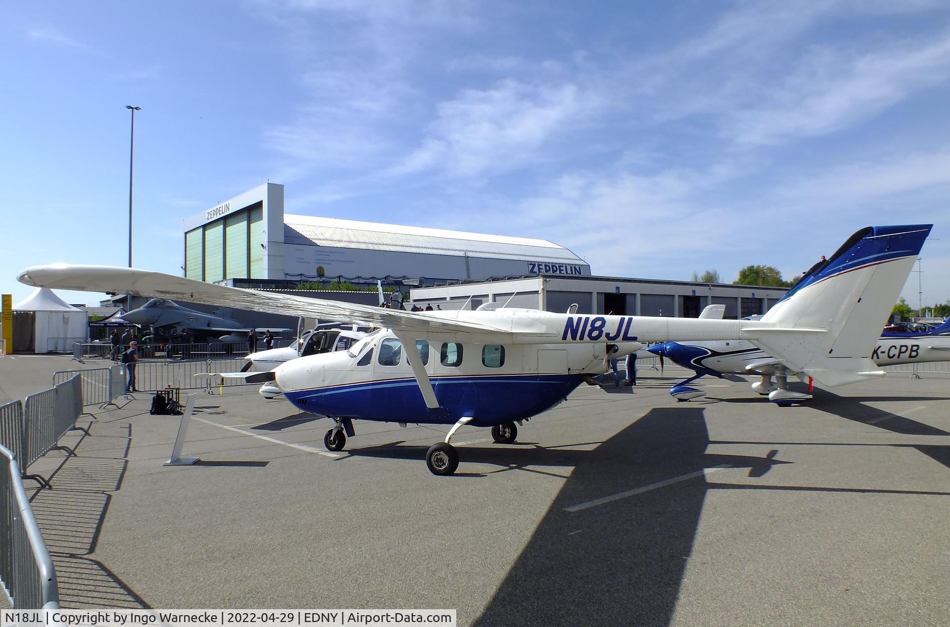 N18JL, 1974 Cessna T337G Turbo Super Skymaster C/N P337-0165, Cessna T337G Pressurized Skymaster at the AERO 2022, Friedrichshafen