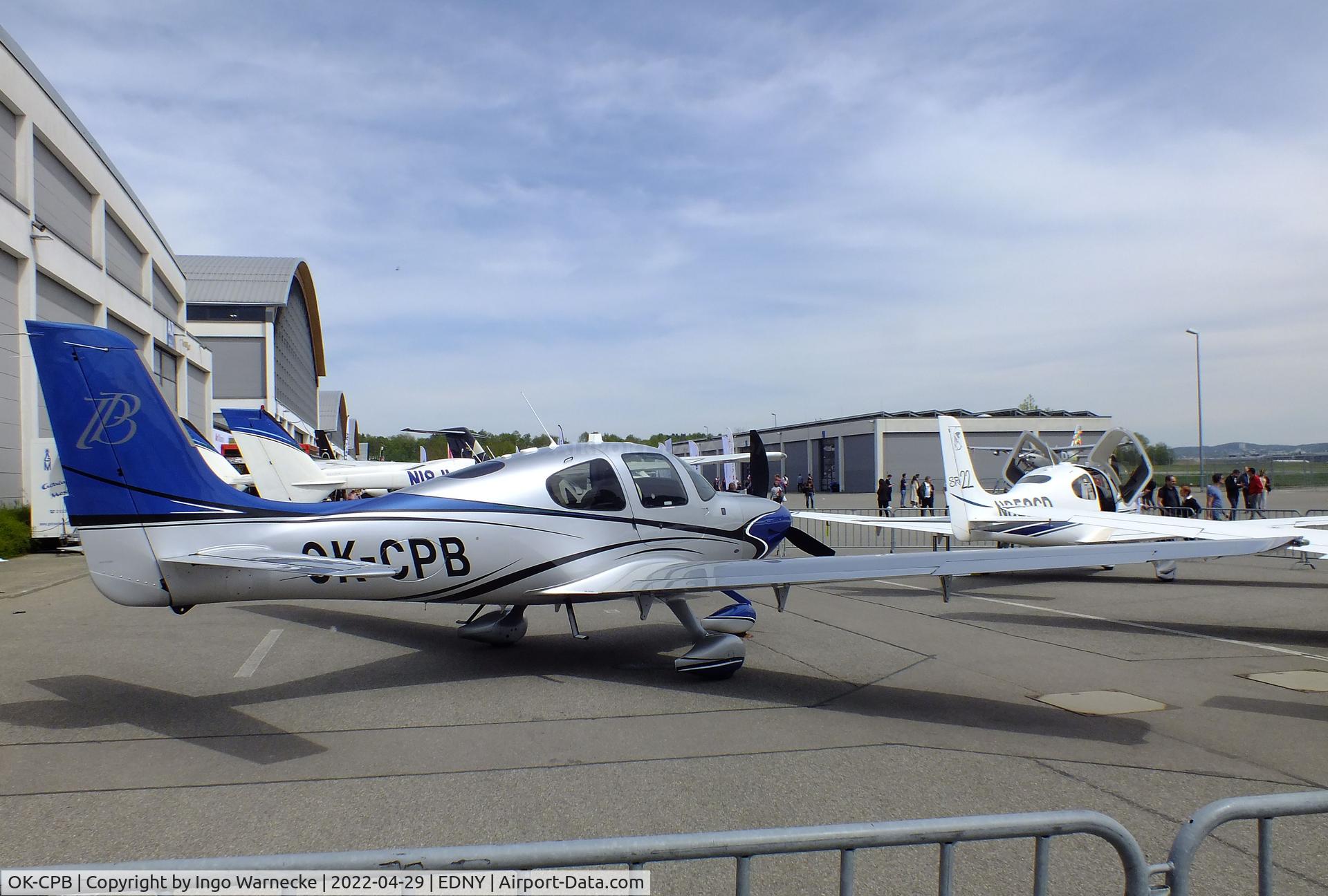 OK-CPB, 2014 Cirrus SR-22T GTS Platinum C/N 993, Cirrus SR22T GTS Platinum at the AERO 2022, Friedrichshafen