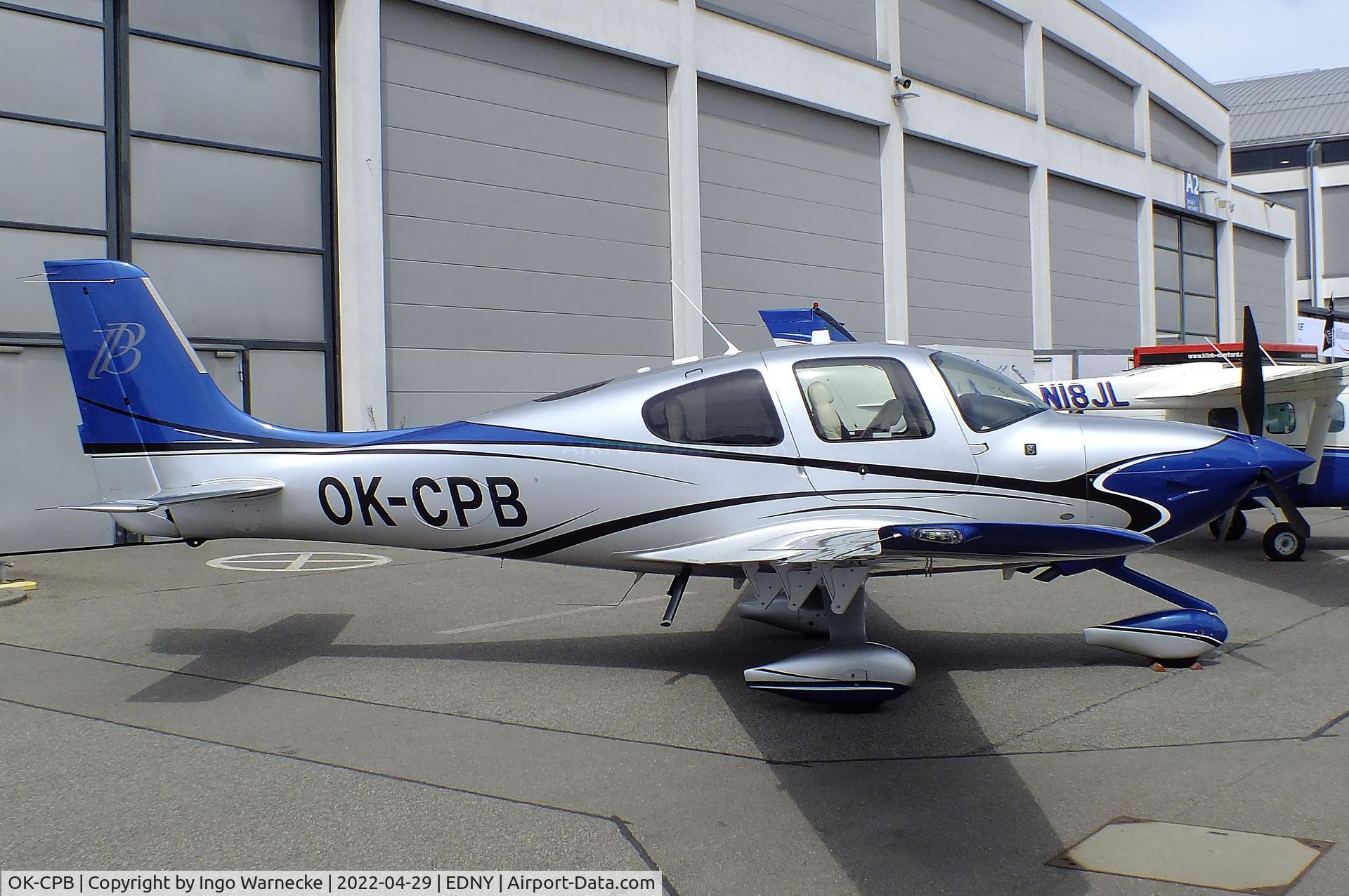OK-CPB, 2014 Cirrus SR-22T GTS Platinum C/N 993, Cirrus SR22T GTS Platinum at the AERO 2022, Friedrichshafen