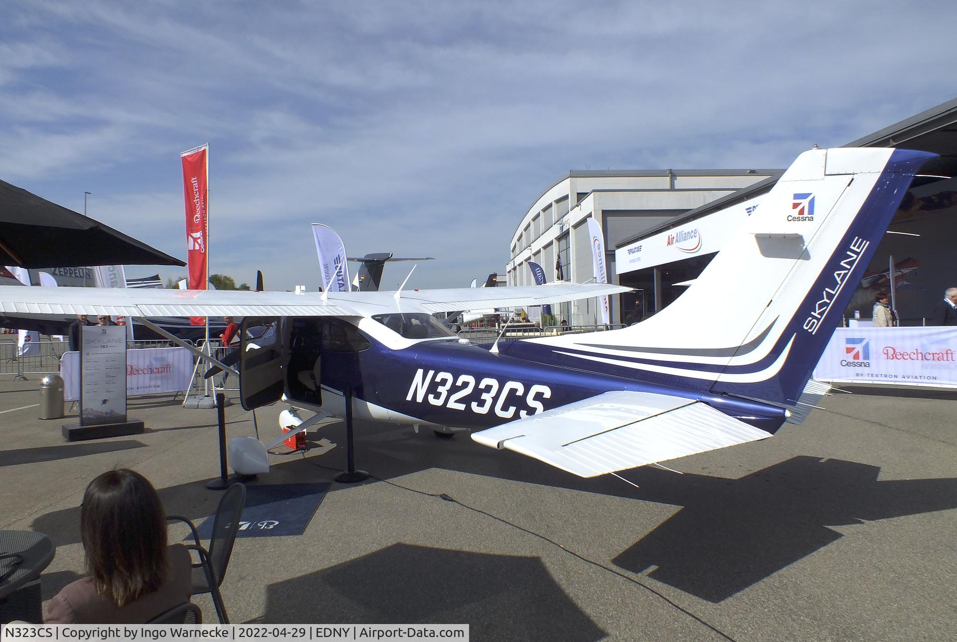 N323CS, 2021 Cessna 182T Skylane Skylane C/N 18283123, Cessna 182T Skylane at the AERO 2022, Friedrichshafen