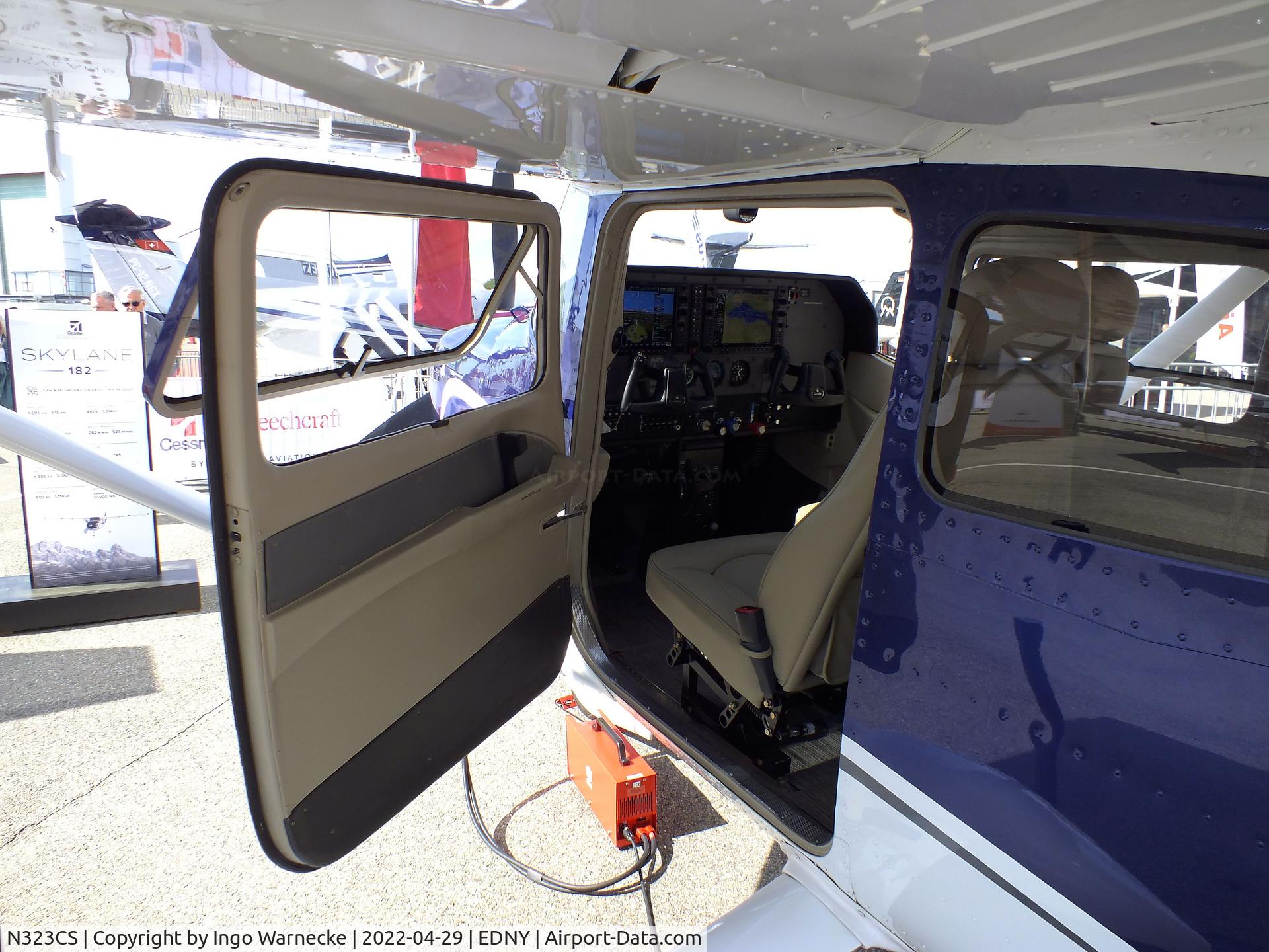 N323CS, 2021 Cessna 182T Skylane Skylane C/N 18283123, Cessna 182T Skylane at the AERO 2022, Friedrichshafen  #c
