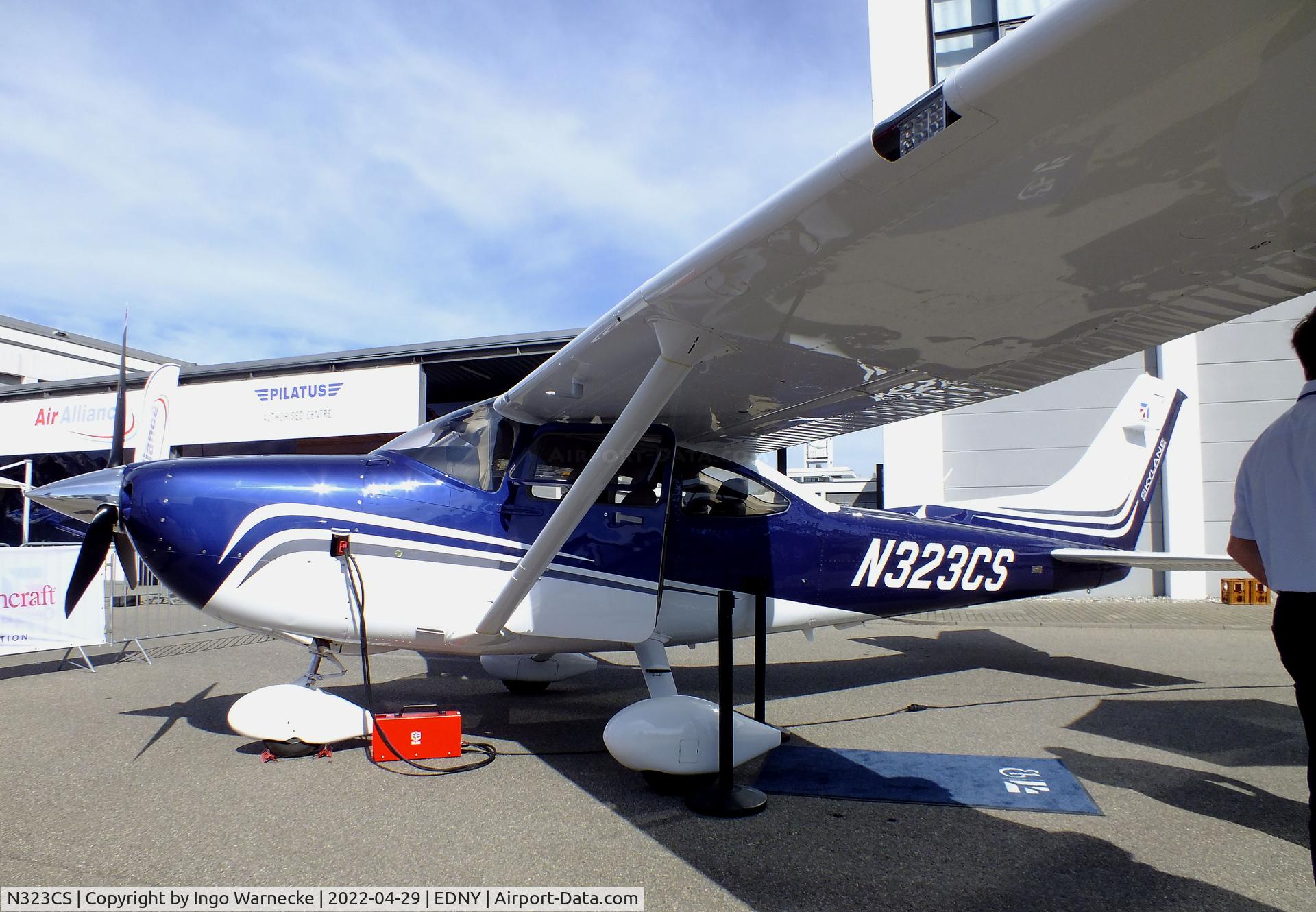 N323CS, 2021 Cessna 182T Skylane Skylane C/N 18283123, Cessna 182T Skylane at the AERO 2022, Friedrichshafen