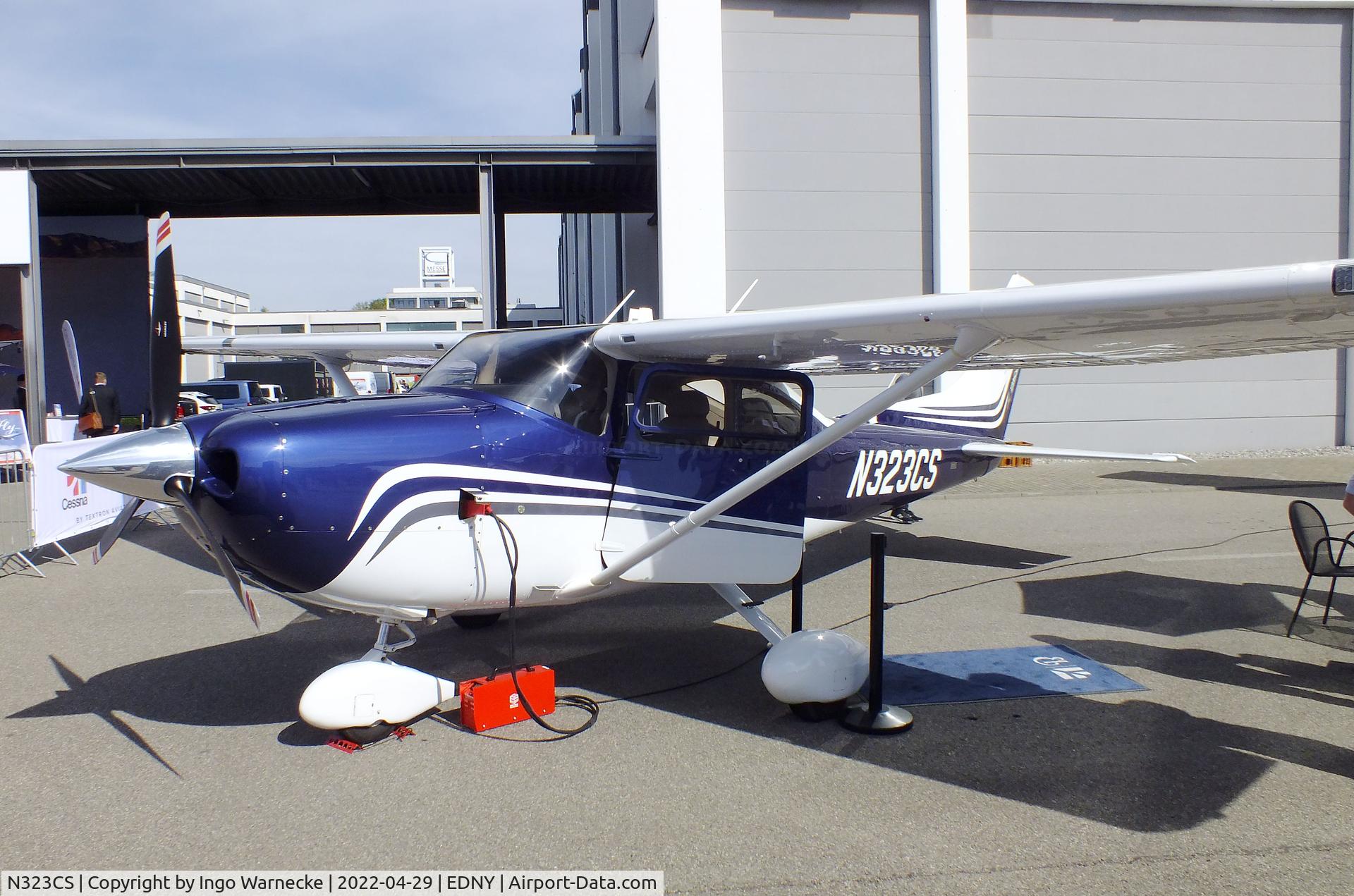 N323CS, 2021 Cessna 182T Skylane Skylane C/N 18283123, Cessna 182T Skylane at the AERO 2022, Friedrichshafen