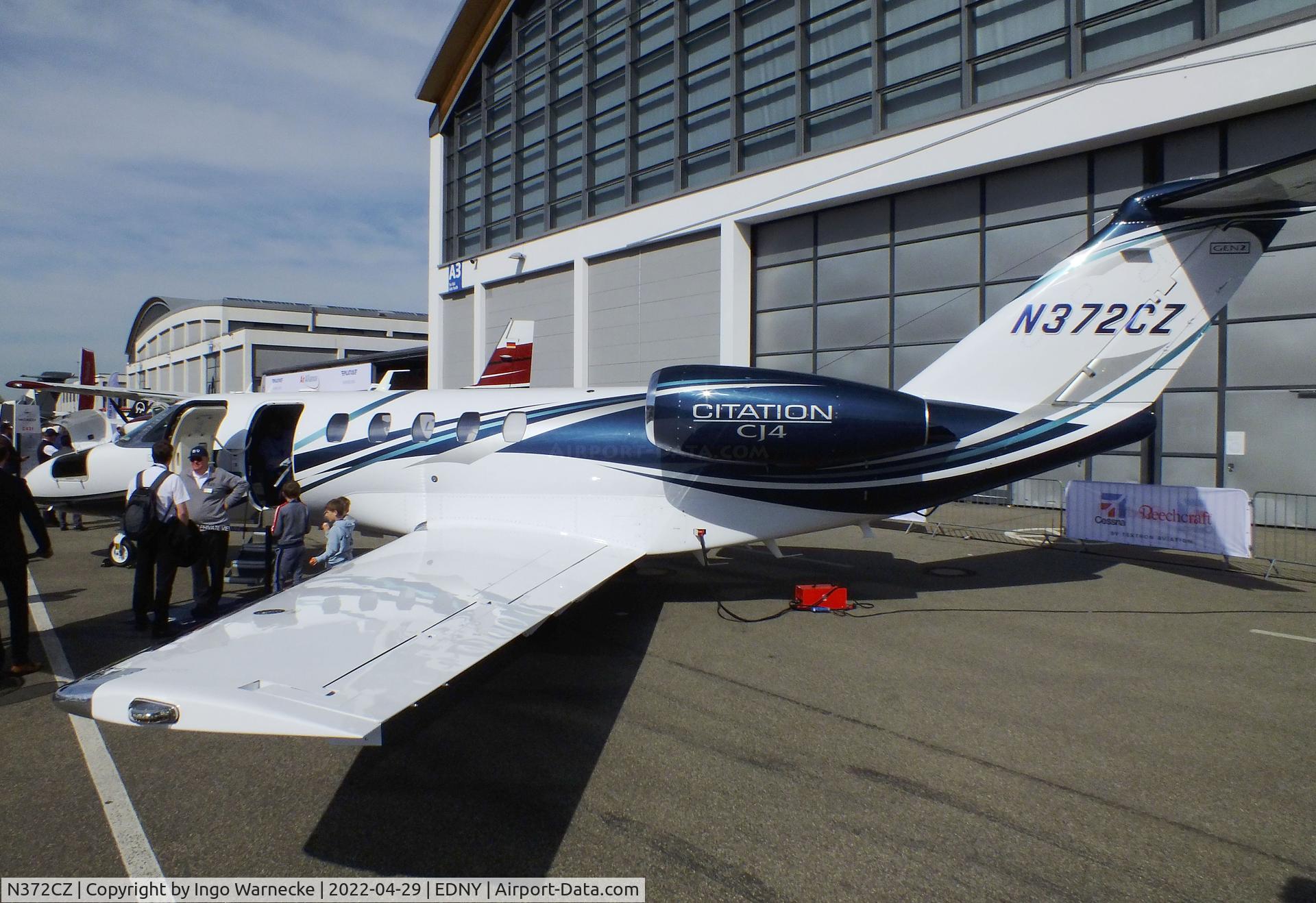 N372CZ, 2022 Cessna 525C CitationJet CJ4 CitationJet CJ4 C/N 525C-0372, Cessna 525C CitationJet CJ4 at the AERO 2022, Friedrichshafen