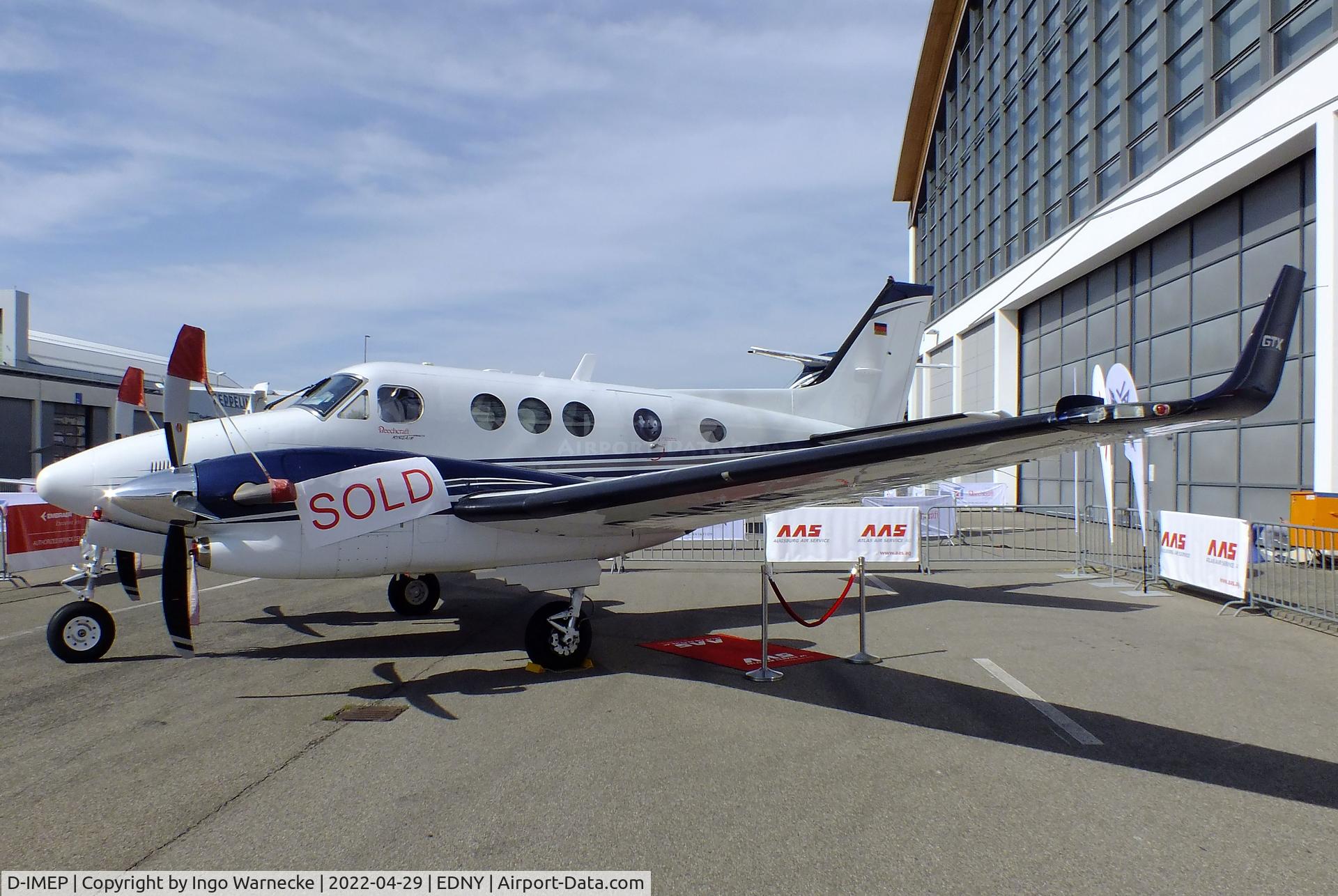 D-IMEP, 2011 Hawker Beechcraft C90GTI King Air King Air C/N LJ-2026, Hawker Beechcraft C90GTI King Air the AERO 2022, Friedrichshafen