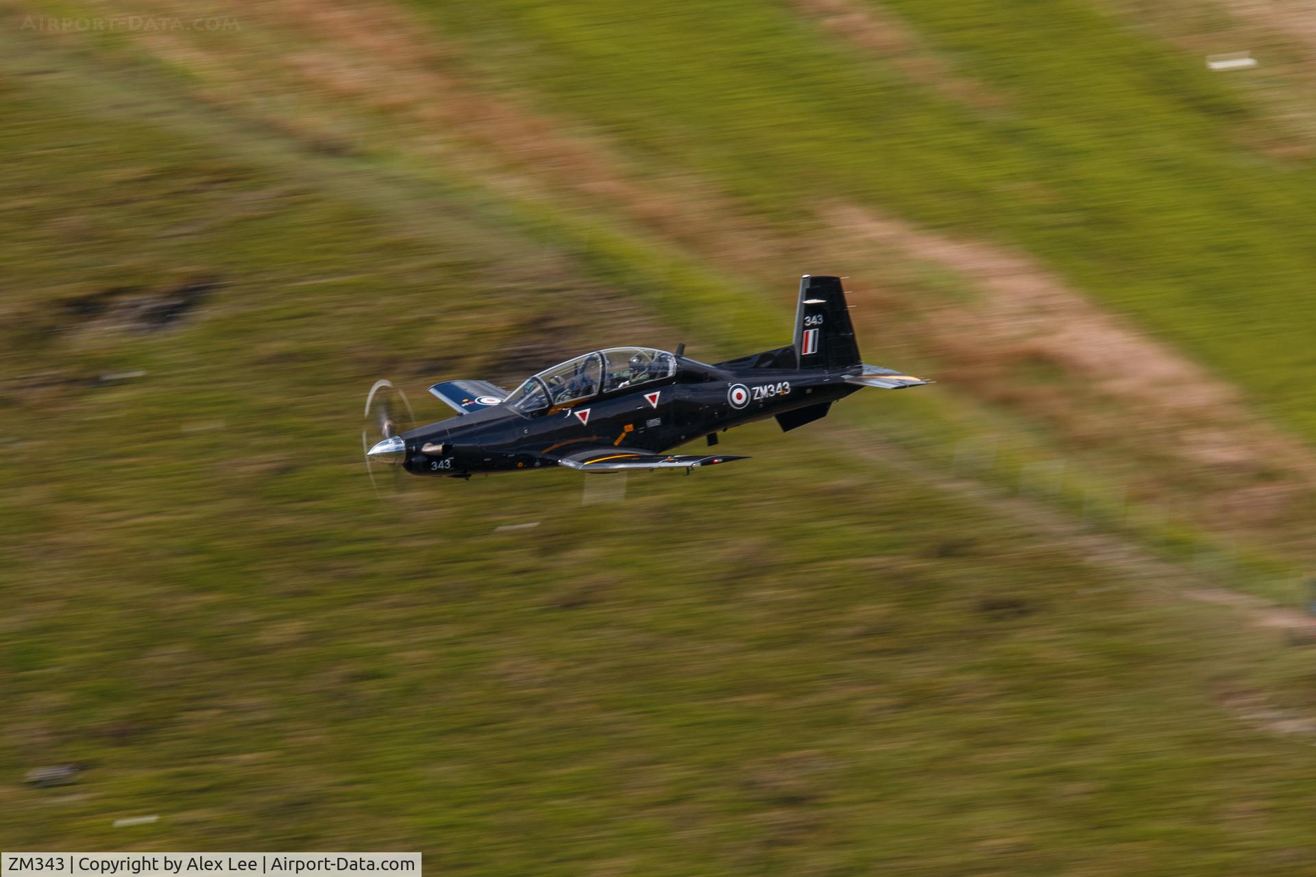 ZM343, 2020 Beechcraft T-6C Texan T.1 C/N PM-144, Through Cad East LFA7