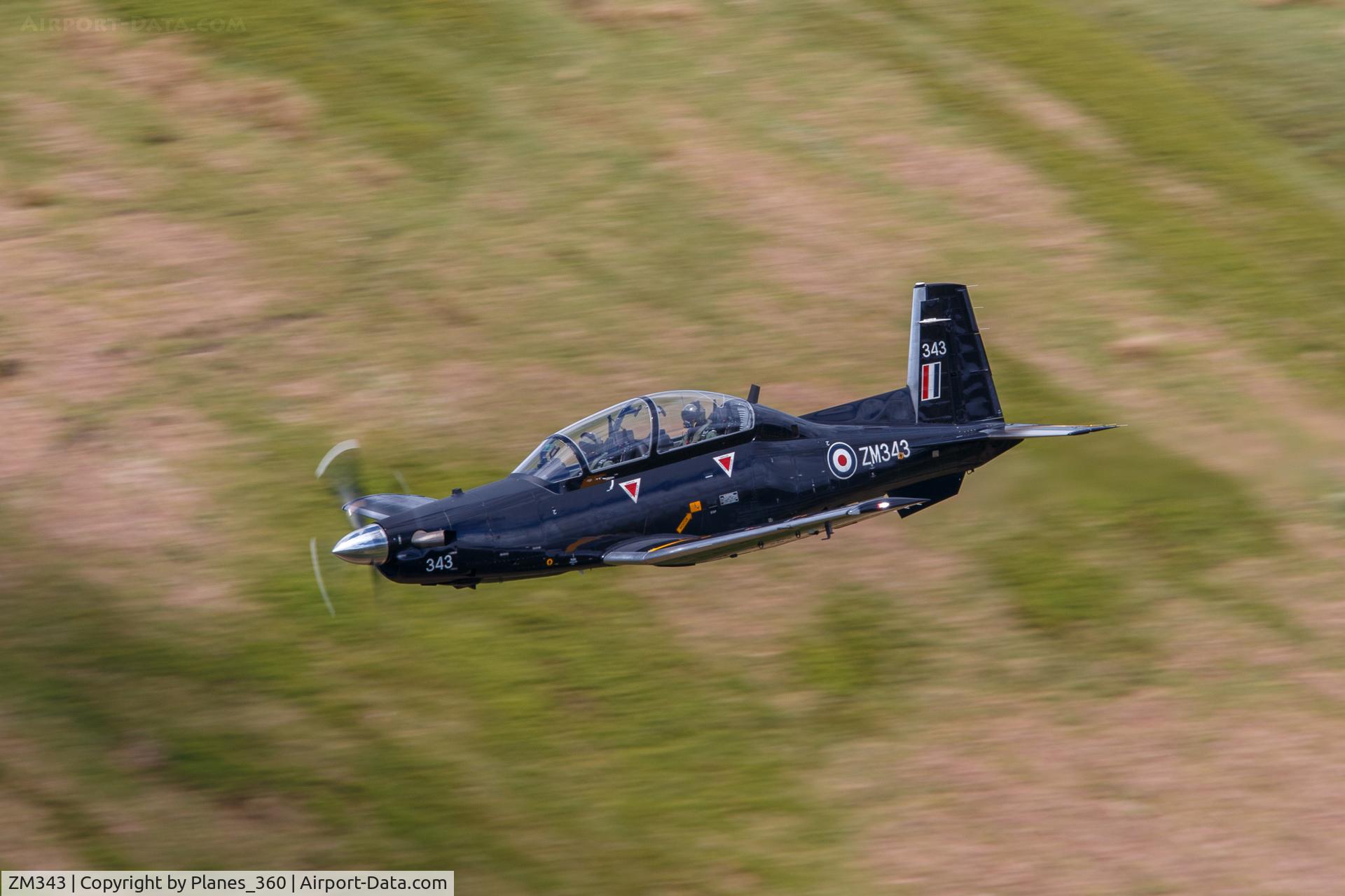 ZM343, 2020 Beechcraft T-6C Texan T.1 C/N PM-144, Through Cad East LFA7