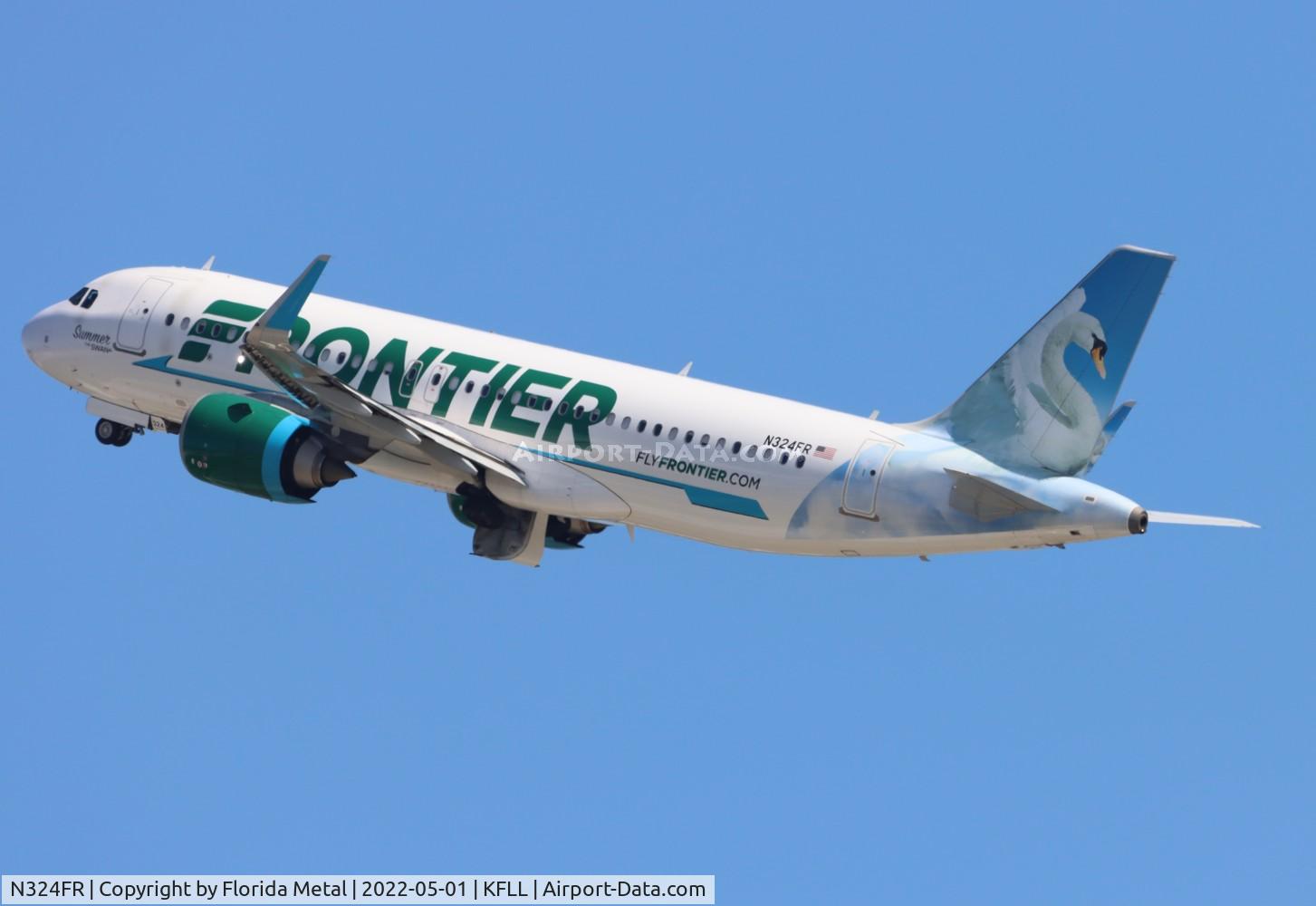 N324FR, 2017 Airbus A320-251N C/N 7967, FLL 2022