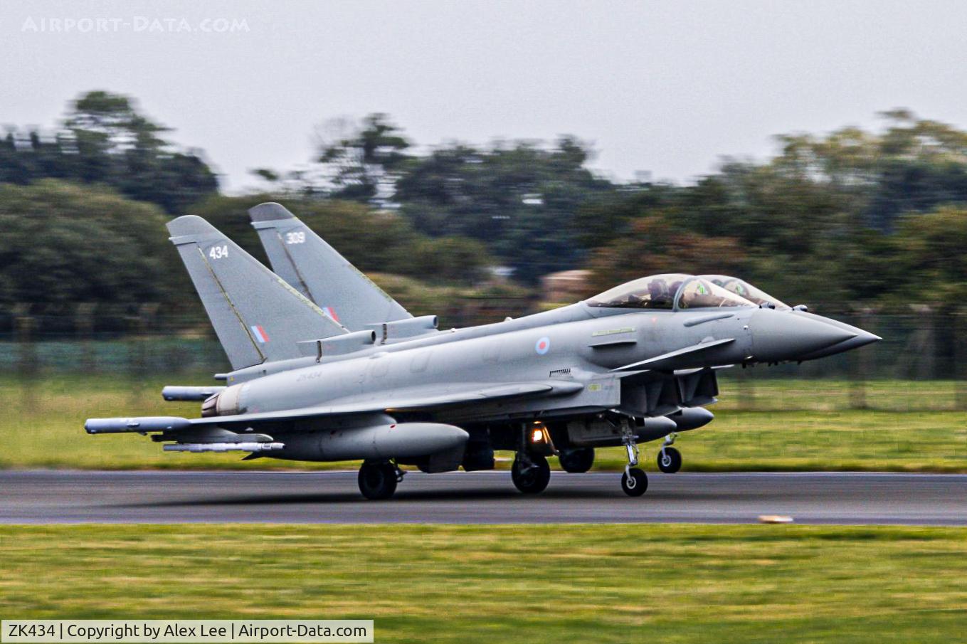 ZK434, 2018 Eurofighter EF-2000 Typhoon FGR4 C/N BS150, Coningsby
