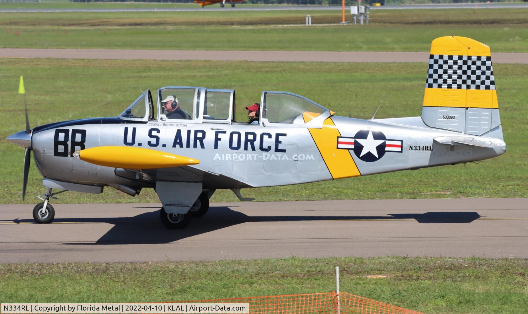 N334RL, 1963 Beech T-34A (A45) Mentor Mentor C/N G-12, Sun N Fun 2022