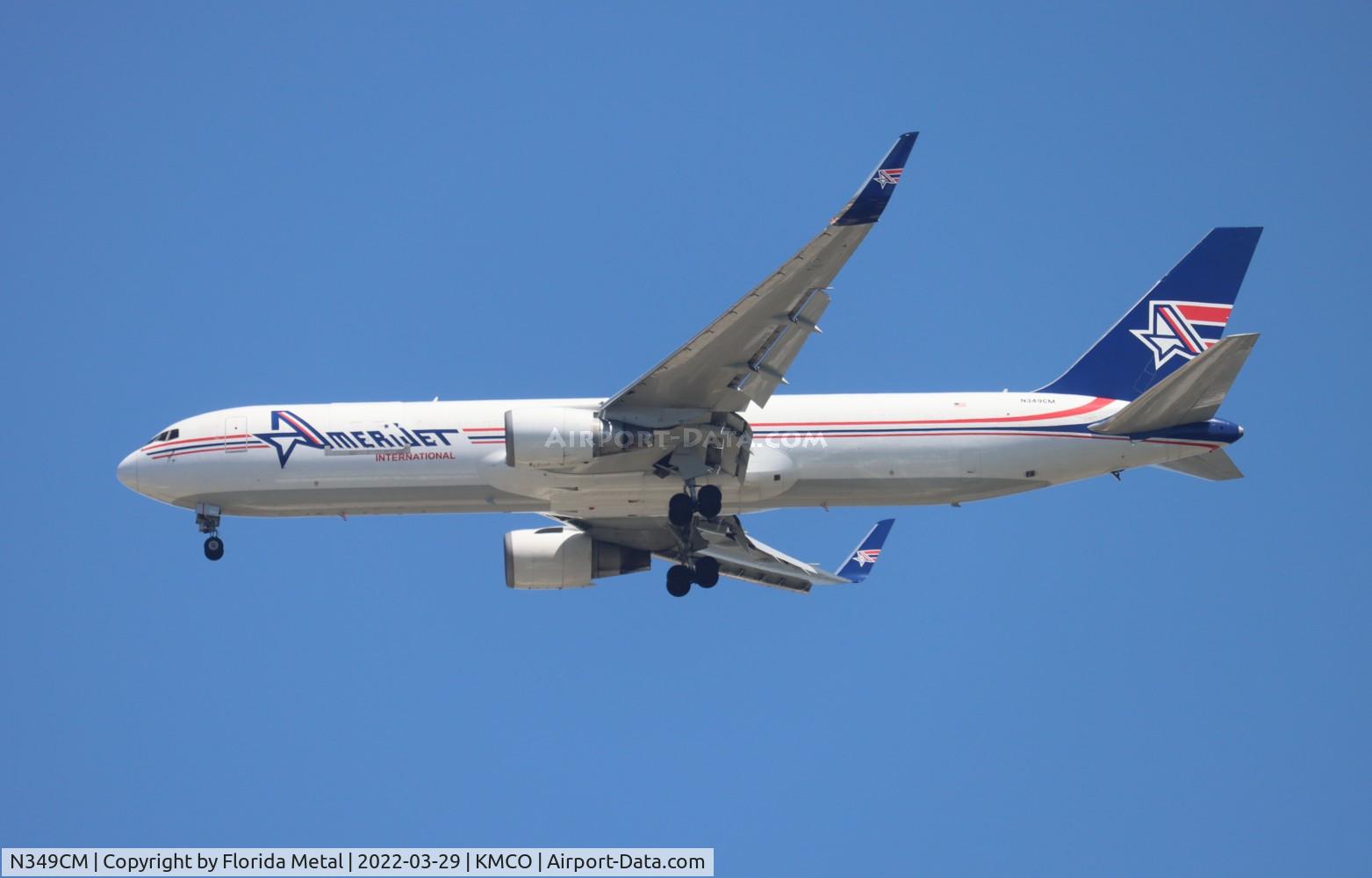 N349CM, 1993 Boeing 767-323/ER(BDSF) C/N 25450, MCO 2022