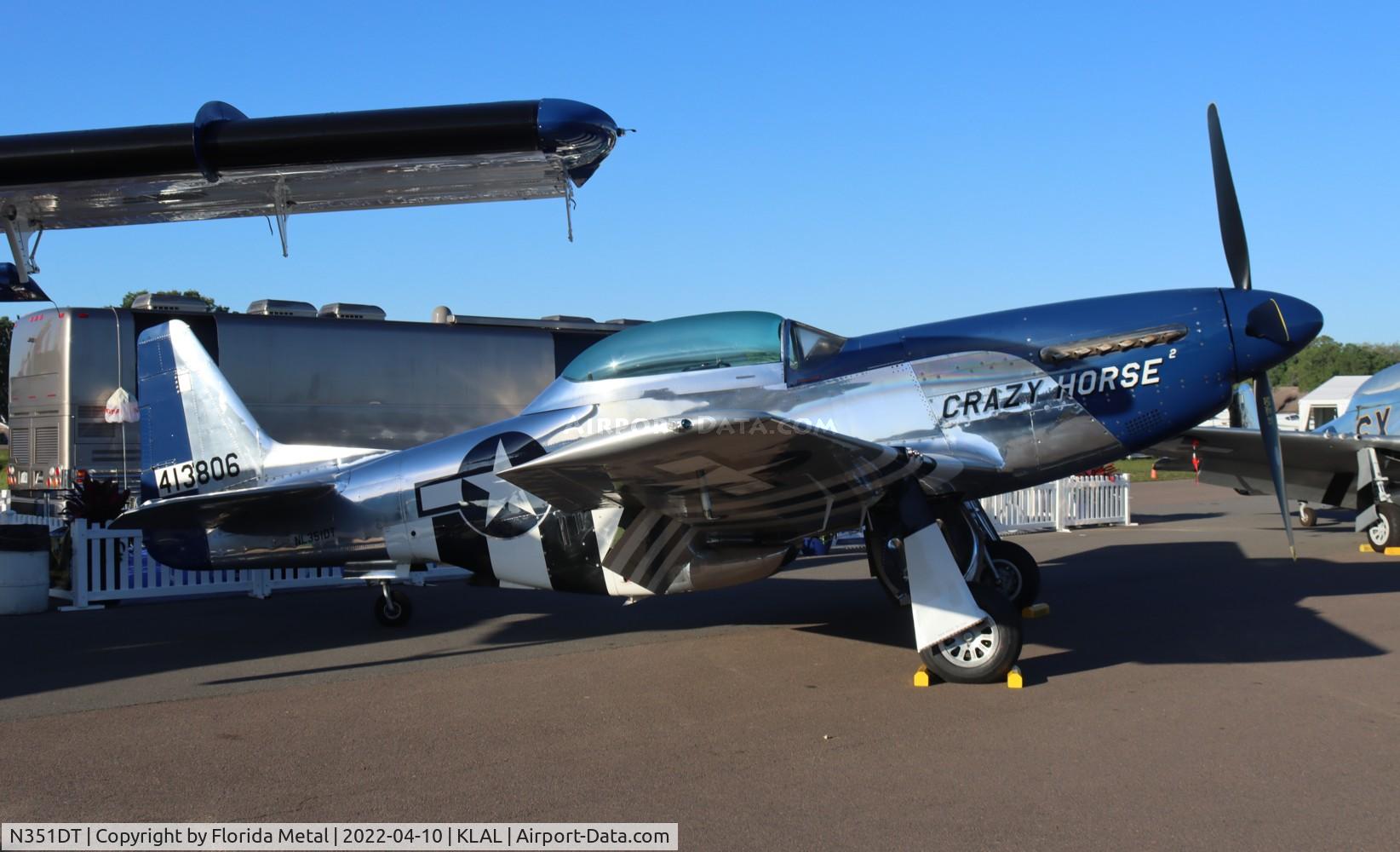 N351DT, 1944 North American P-51D Mustang C/N 122-41042, Sun N Fun 2022