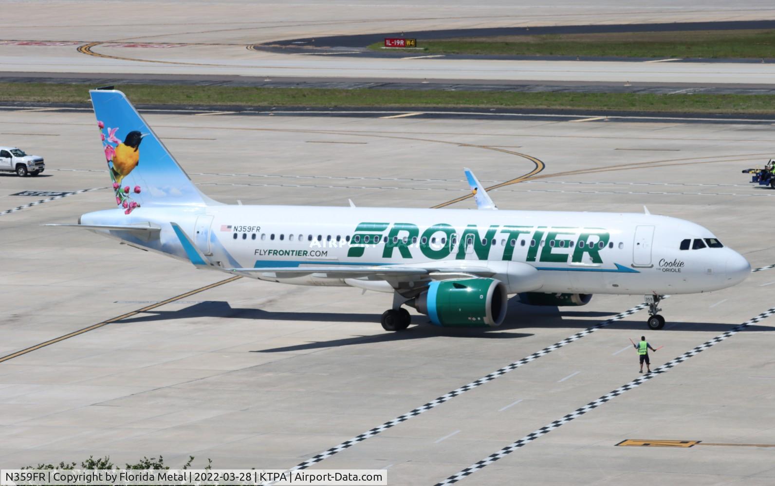 N359FR, 2019 Airbus A320-251N C/N 9177, Cookie