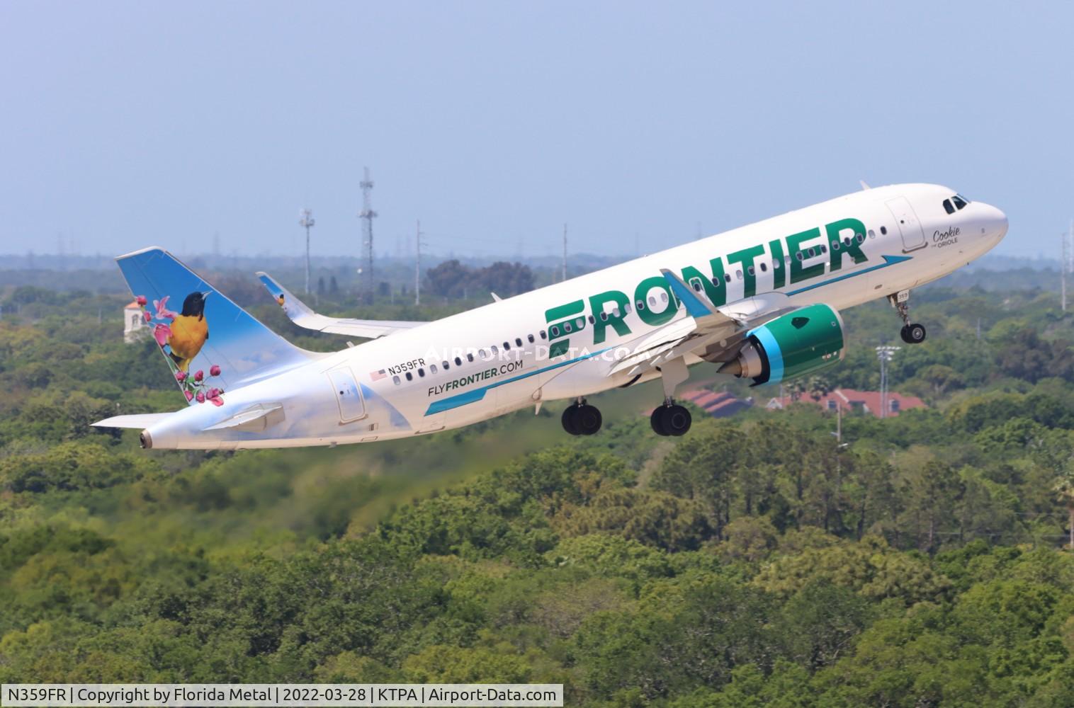 N359FR, 2019 Airbus A320-251N C/N 9177, TPA 2022