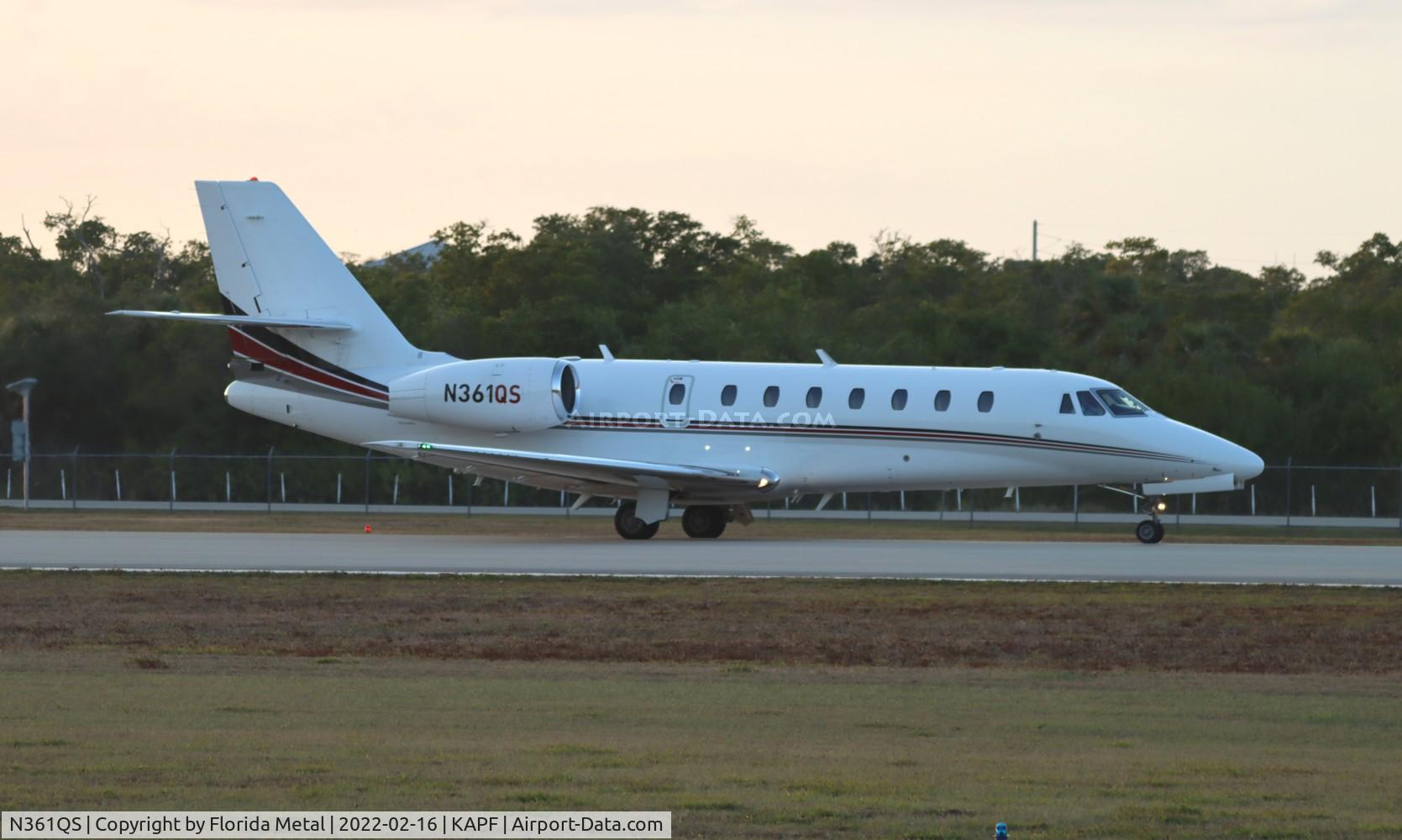 N361QS, 2008 Cessna 680 Citation Sovereign C/N 680-0235, APF OFA 2022